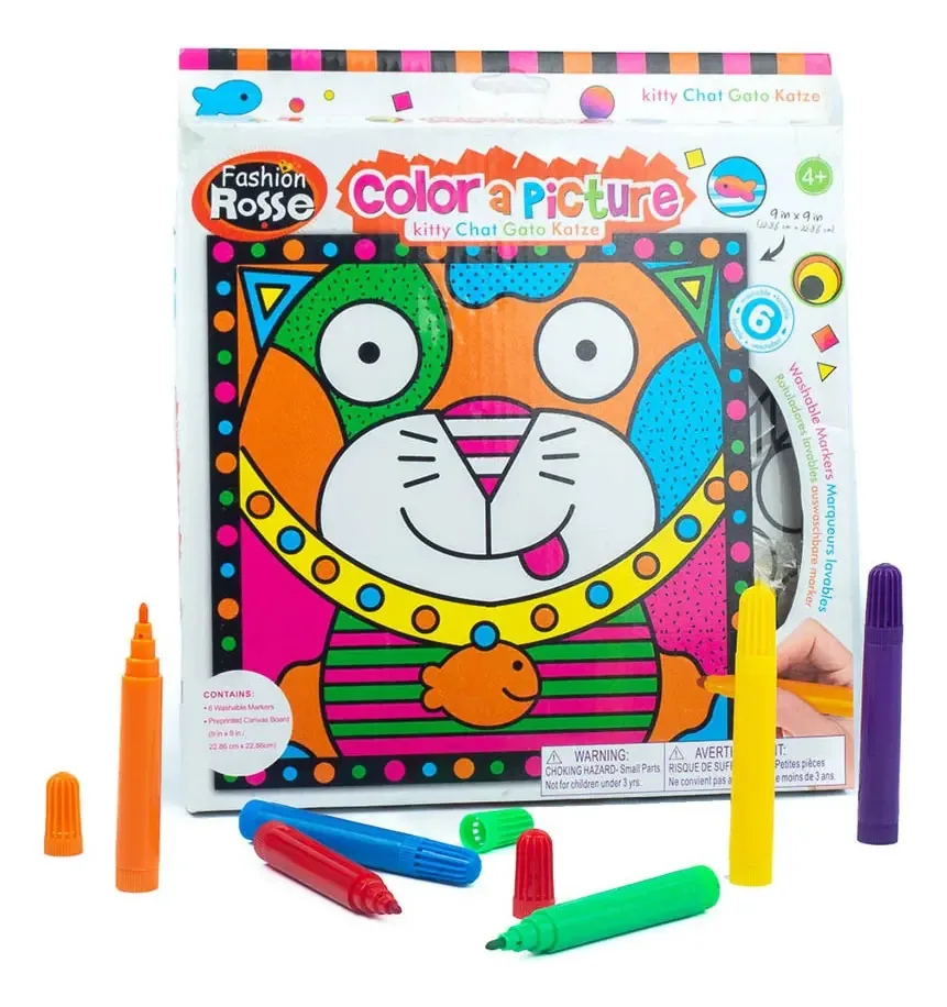 Jogo de arte Desenhe o gato