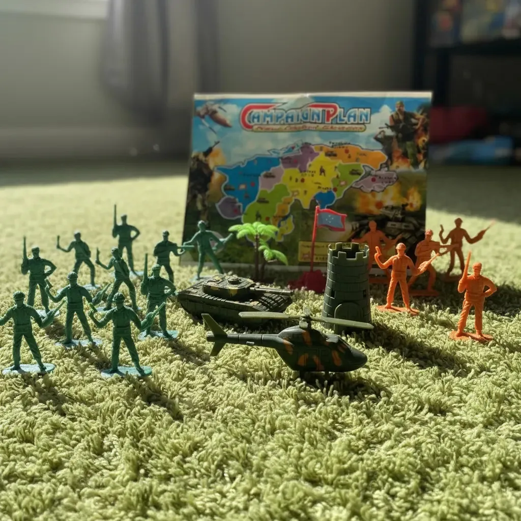 Soldados Toyland de 25 peças em uma bolsa