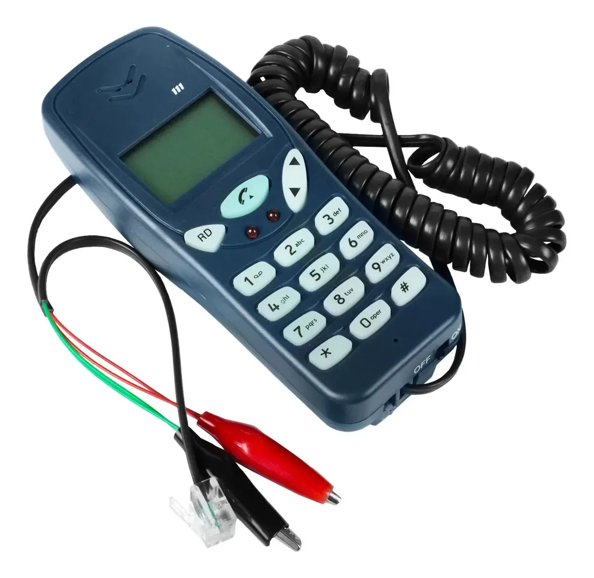 Telefone Fixo Pier Telecom Digital com Identificador de Chamadas Display LCD