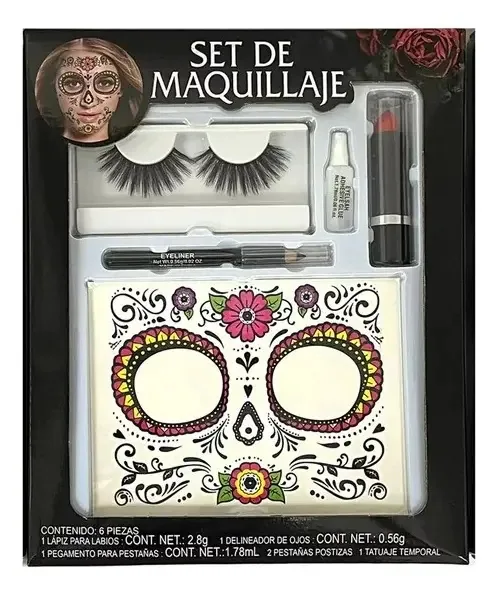 Conjunto de maquiagem Way To Catrina