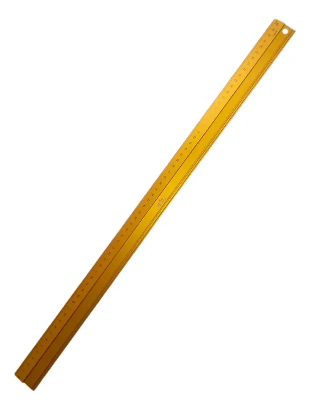 Régua de corte de 60 cm Erika Alumínio Antiderrapante Bronze Cor 00716