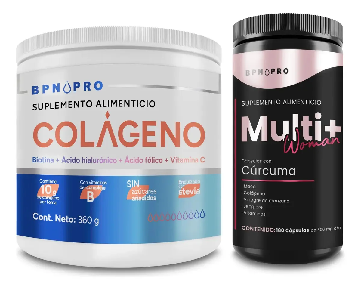 Multivitamínico e colágeno em pó feminino com ácido hialurônico - beleza e vitalidade | Suporte para pele radiante, cabelos fortes e saúde integral da mulher