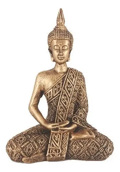 Buda Sidarta Rezando Ouro 05503