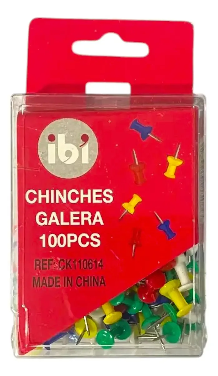 Percevejos Galera Ibi Craft 100 coloridos