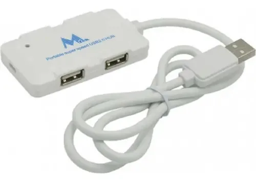 Hub Mtek Hb8102w 4 Portas/ Usb 2.0 - Branco