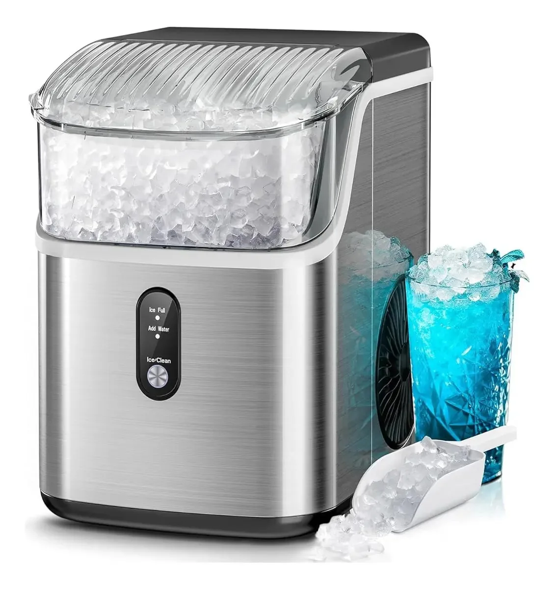 Máquina de gelo autolimpante portátil Nugget