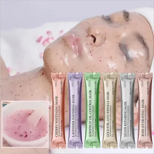 Máscara facial anti-envelhecimento Lavender Jelly Spa para pele Máscara Jelly spa 15g e 15mL