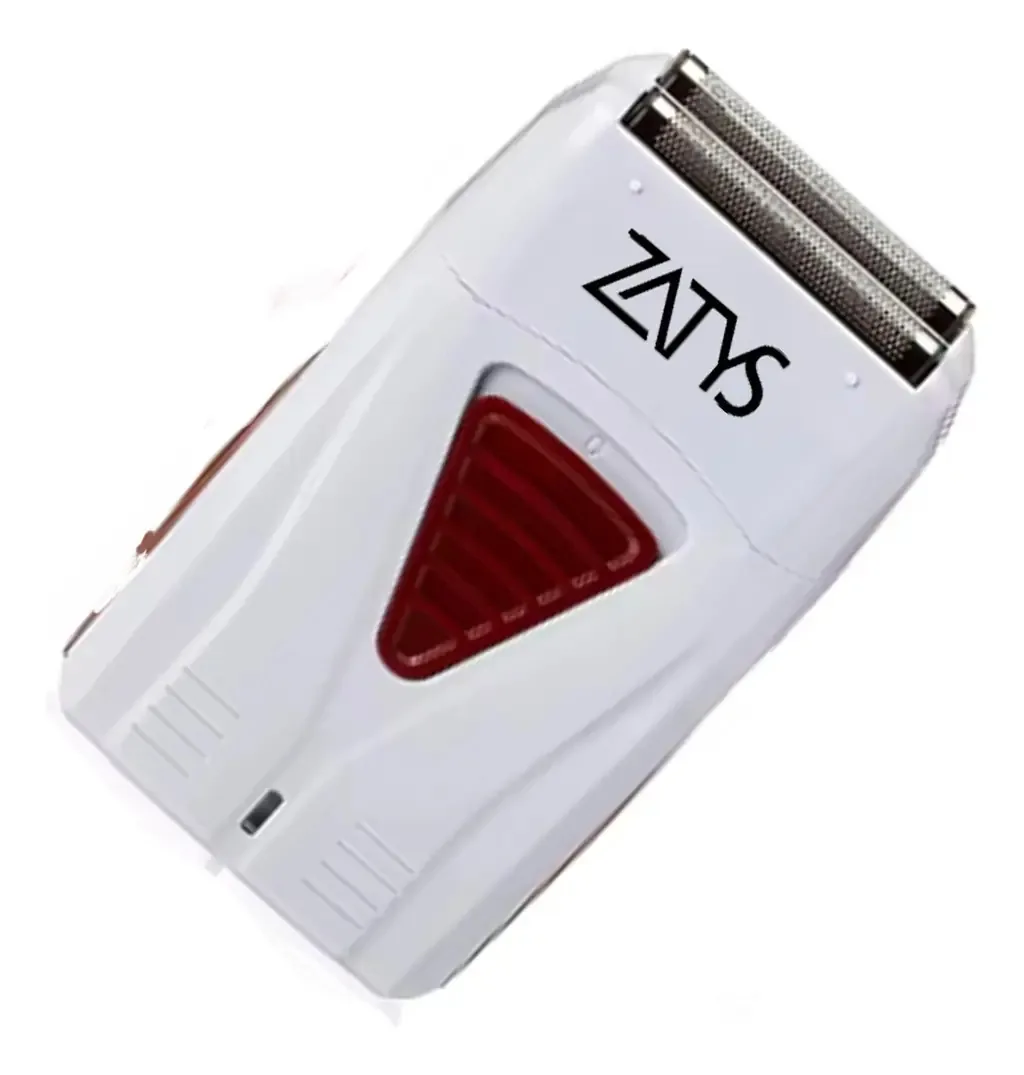 Barbeador masculino Kemei Simil Kemei Barbeador elétrico USB portátil, cor cinza
