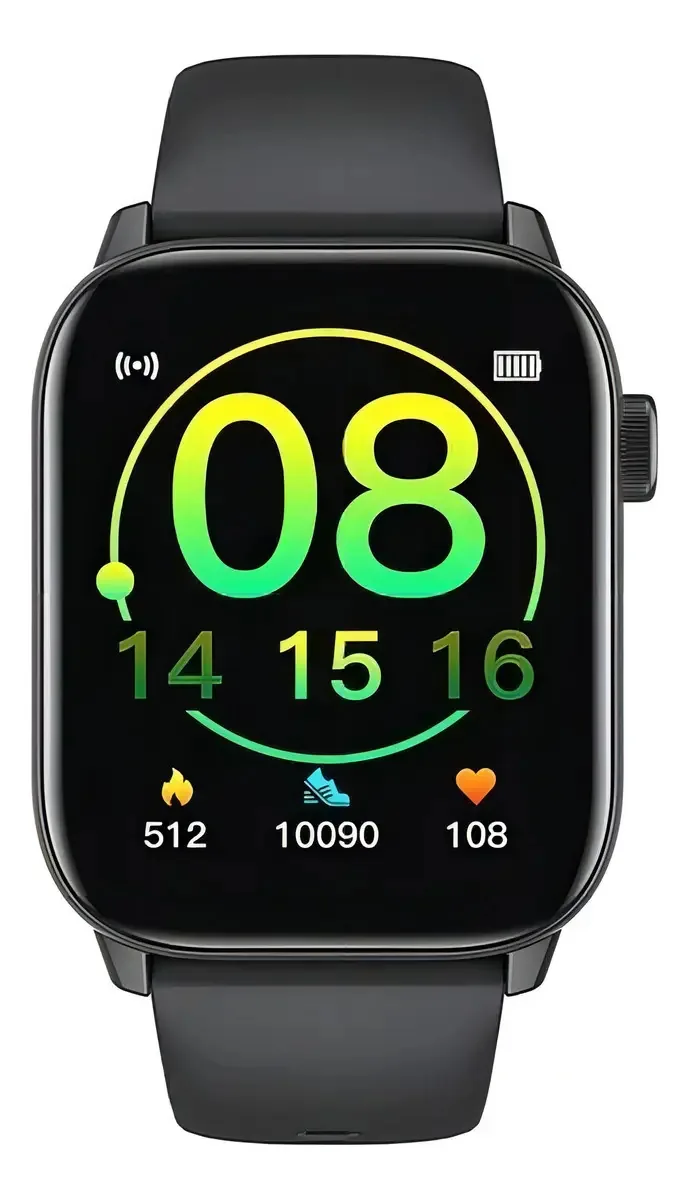 Smartwatch Y3 preto