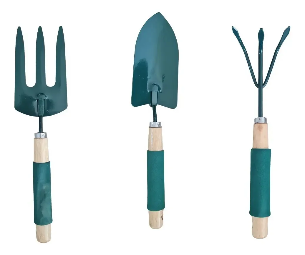 Conjunto de ferramentas de jardinagem - 3 peças