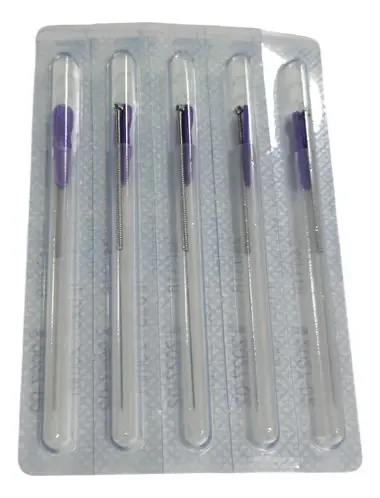 Acupuntura seca de silicone Invima X 100 Un e agulhas secas