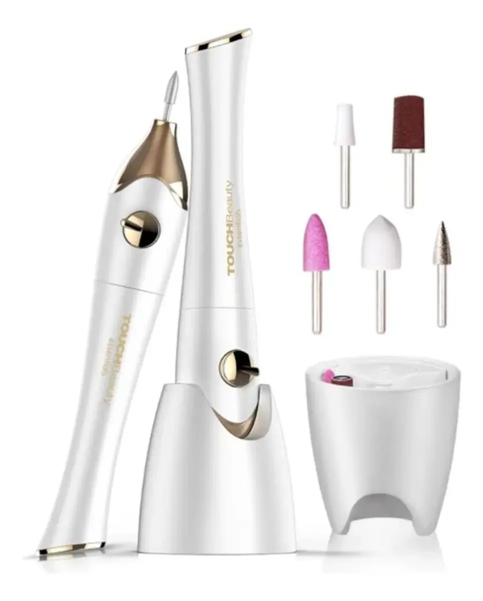 Conjunto multifuncional de manicure e pedicure com luz UV 5 em 1