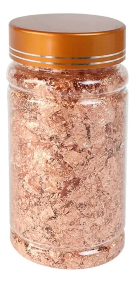 Strass Unha 2un Potes Flocos Chic & Fun Vidro Cor 2 Rose