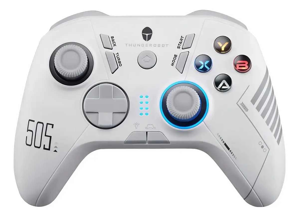 Controle Gamer Thunderobot G50s branco Wireless