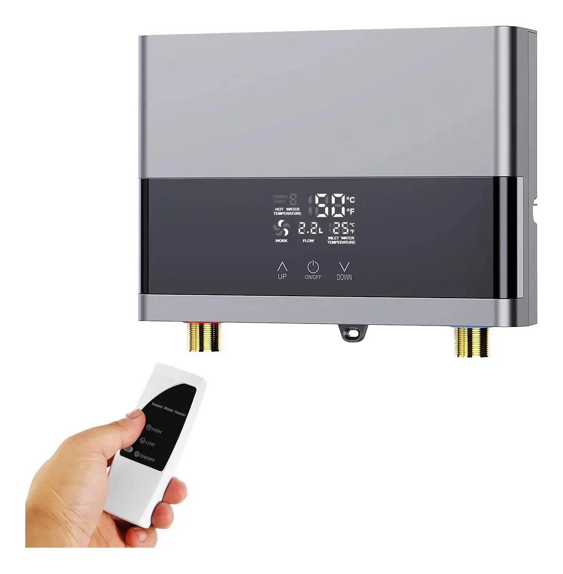 Aquecedor de água instantâneo elétrico tocável de 4000w