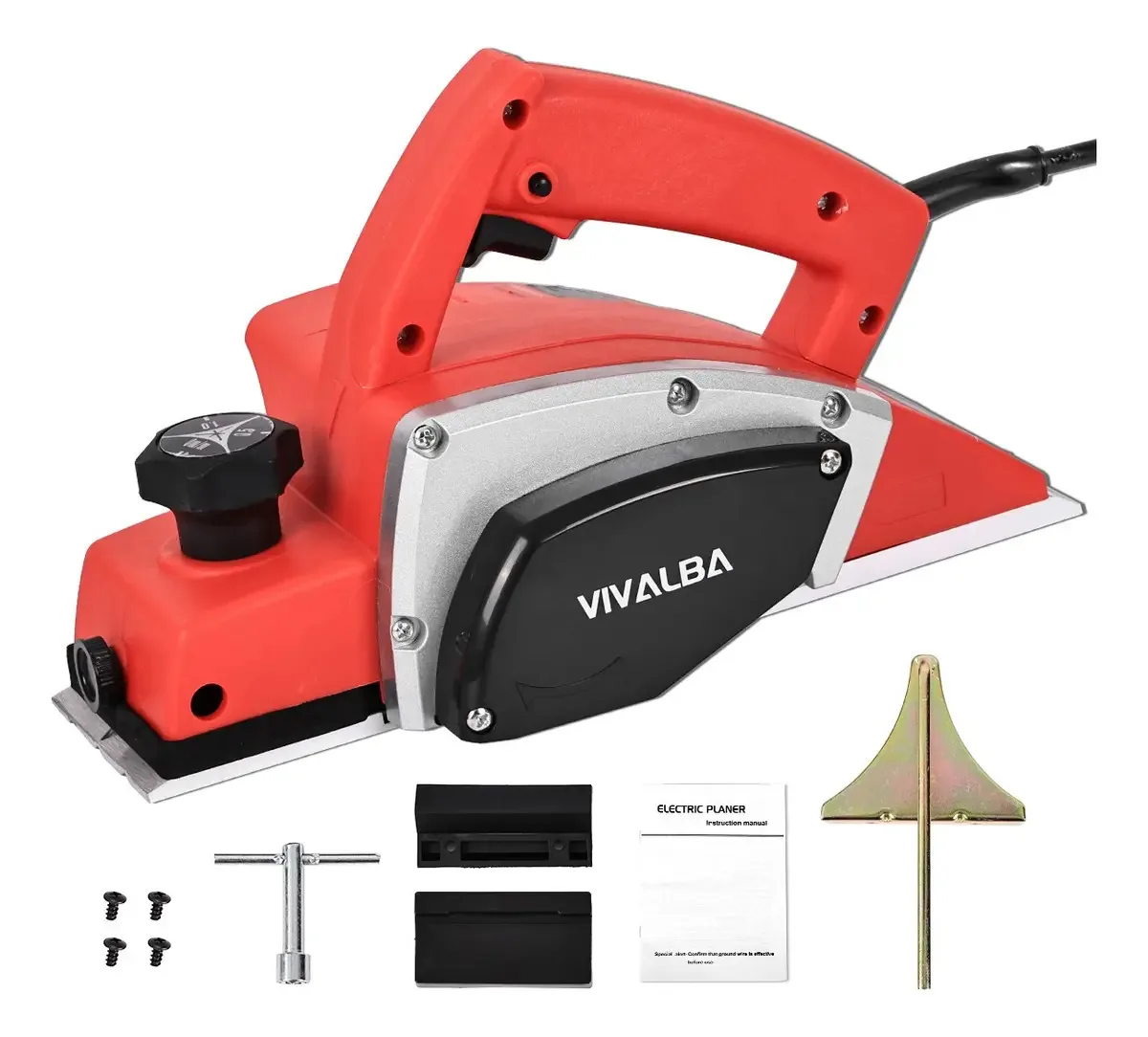 Plaina elétrica para escova profissional de madeira 1500w