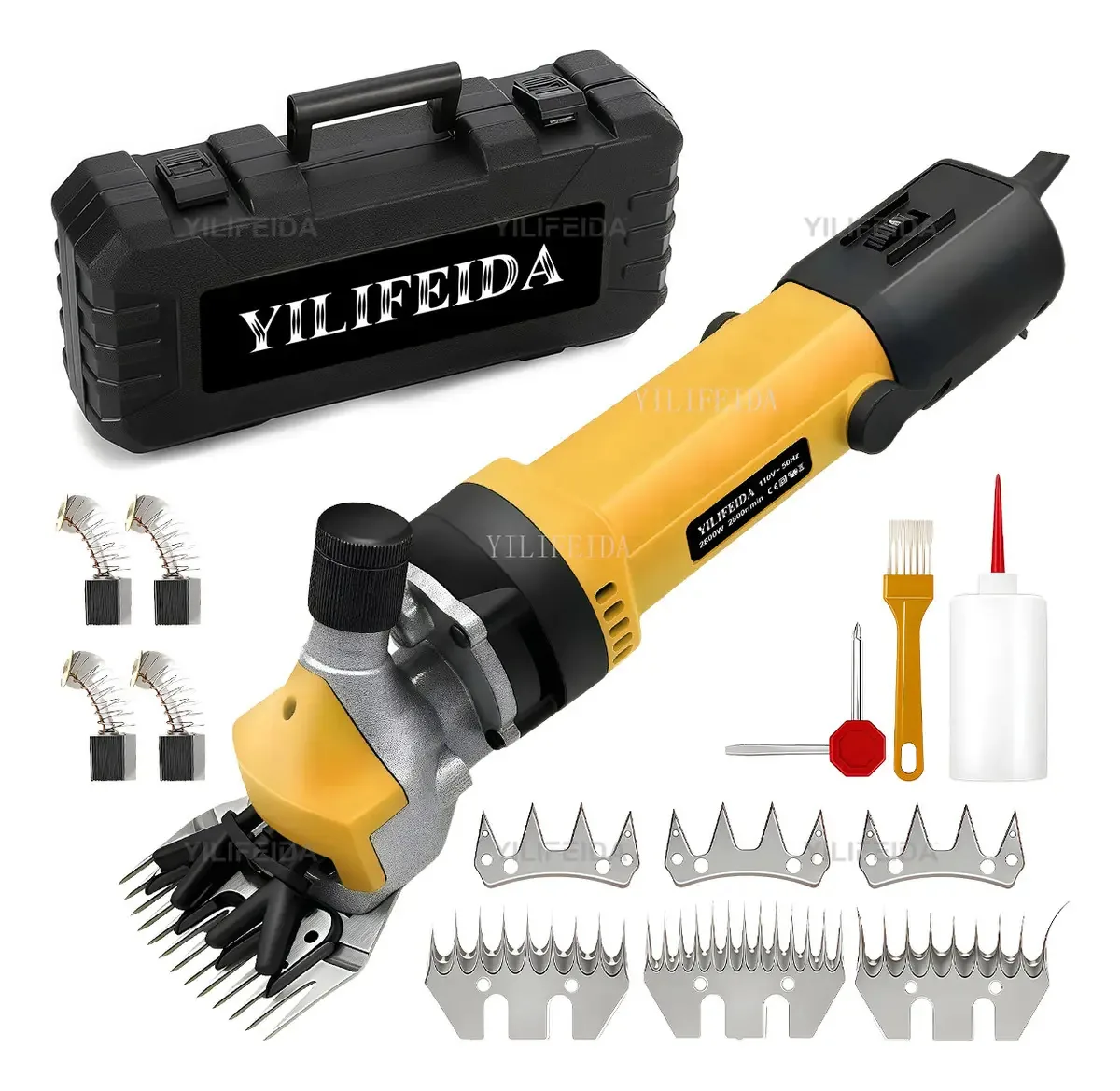 Barbeador e barbeador para ovelhas, ovelhas e cavalos 2800w