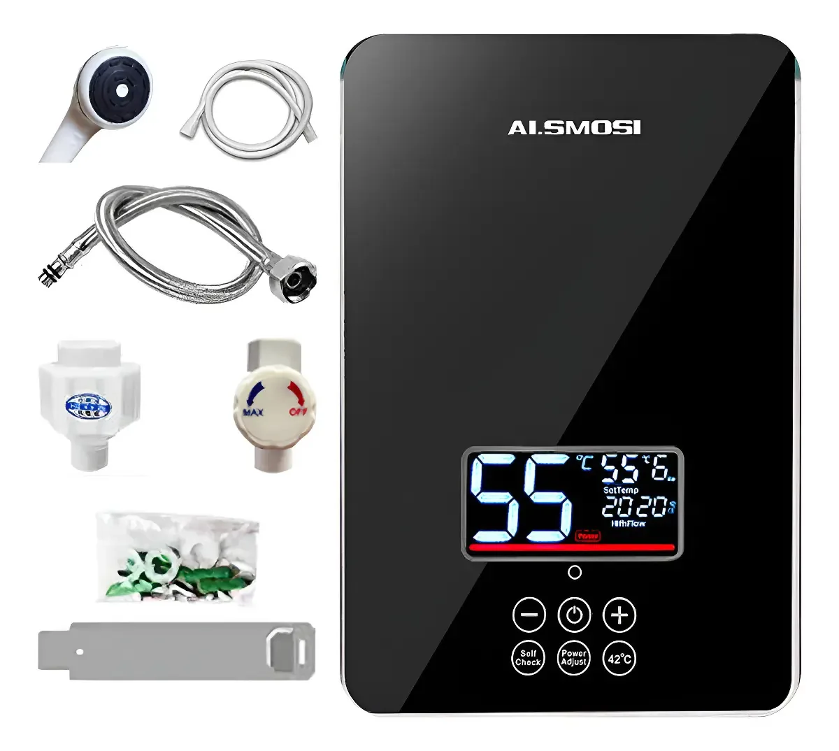 Aquecedor de água com controle remoto instantâneo de 5000w