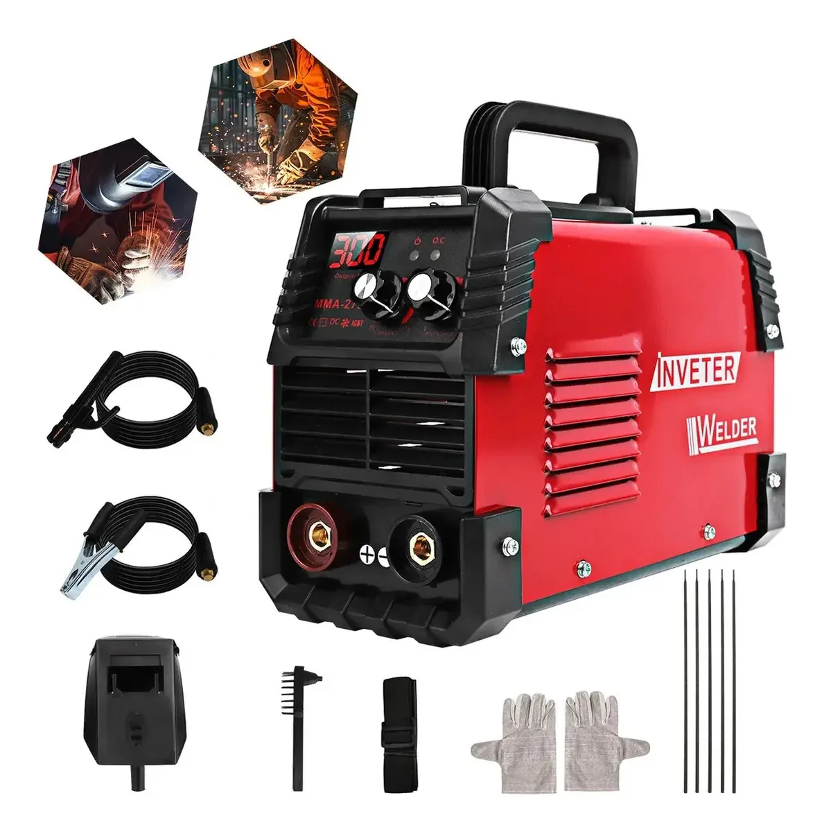 Máquina de solda inversora 110v/220v 4800w Máquina de solda portátil
