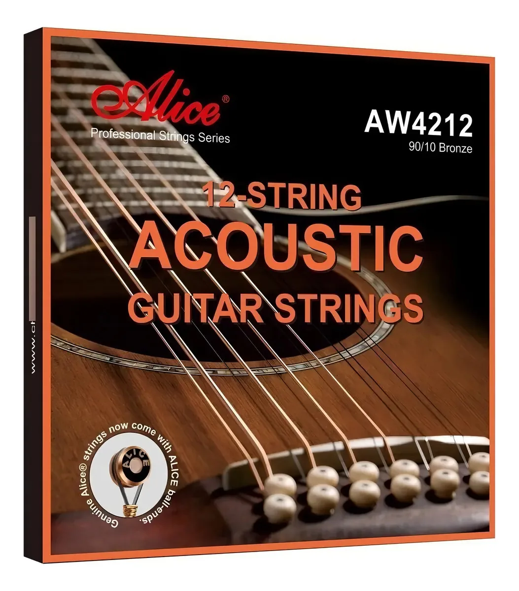 Conjunto de cordas Alice AW4212-sl 10-47 para guitarra de cordas