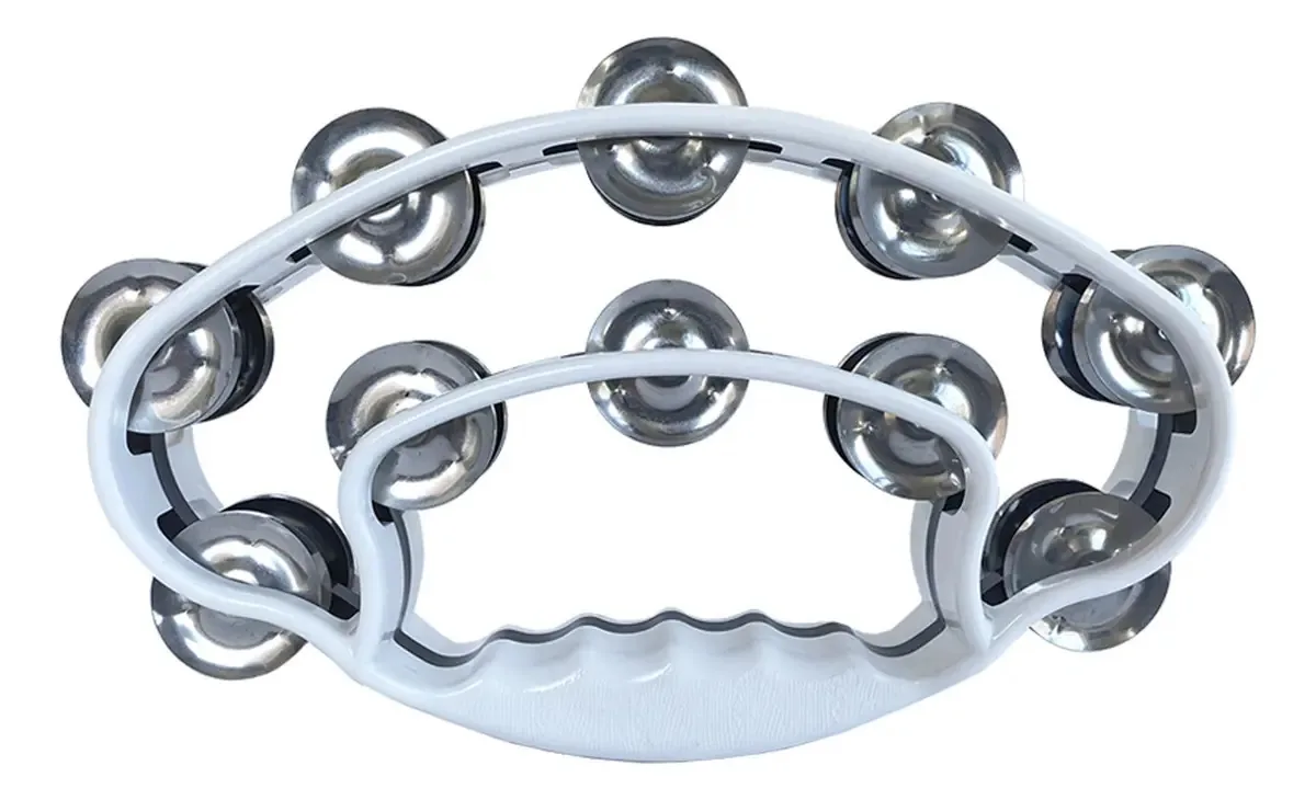 Pandeiro Alice Double Ring Butterfly ATB007/Wh