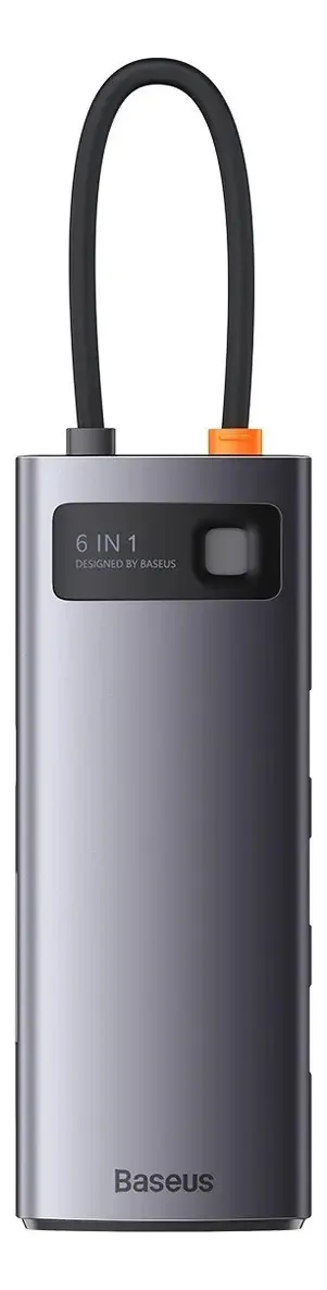 Hub Baseus Adaptador Usb-c 6n1 3x Usb3.0 5gbps Sd Tf Pd100w