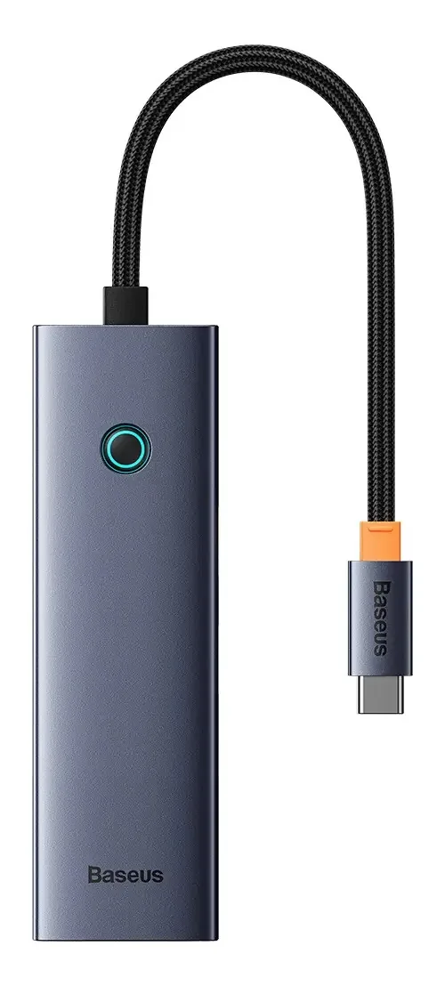 Hub Baseus 4 Portas Usb-c + Usb 3.0