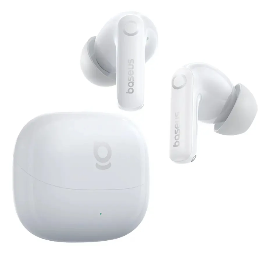 Fone Bluetooth TWS Baseus Bass Bp1 Pro Cancelamento Ruído cor Branco
