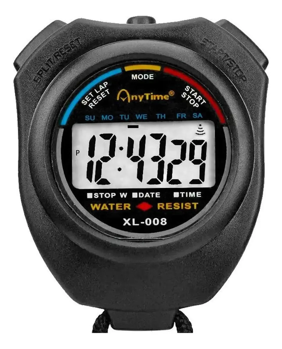 Cronômetro esportivo digital portátil Color Azar Mod Xl-008