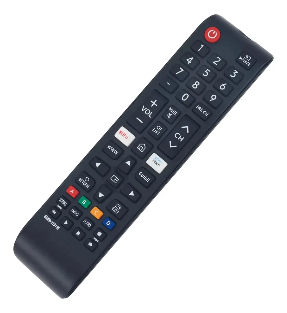 Controle remoto Un43tu7000f para TV Samsung Un43tu7000Fxza