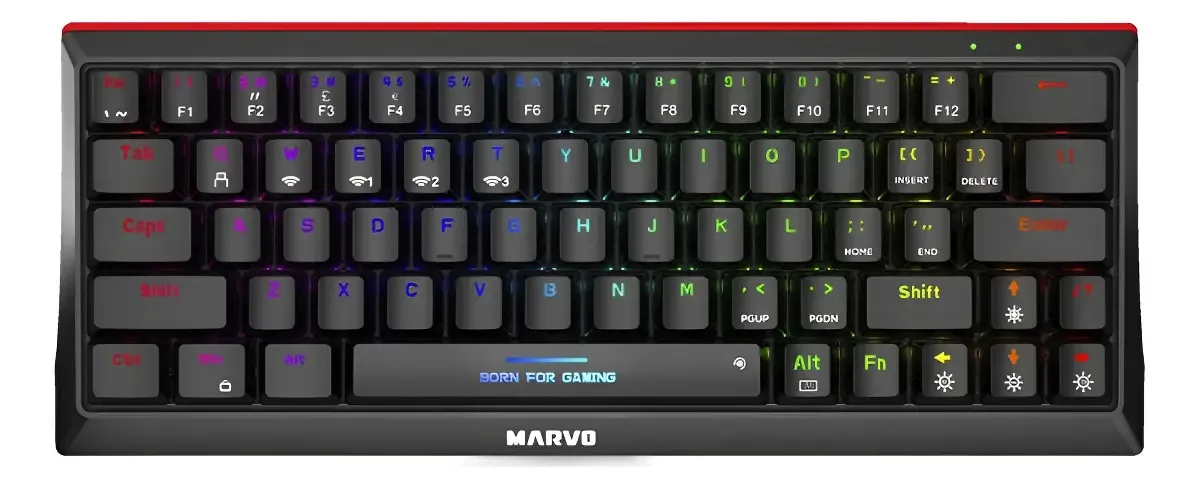 Teclado Mecânico Gamer Marvo Kg962w, Wireless/bluetooth