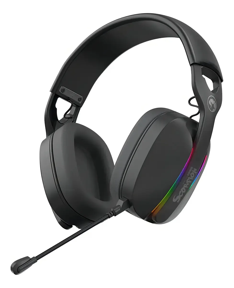 Headset Gamer Marvo Hg9086, Rgb, 7.1 Surround, Drivers 40mm