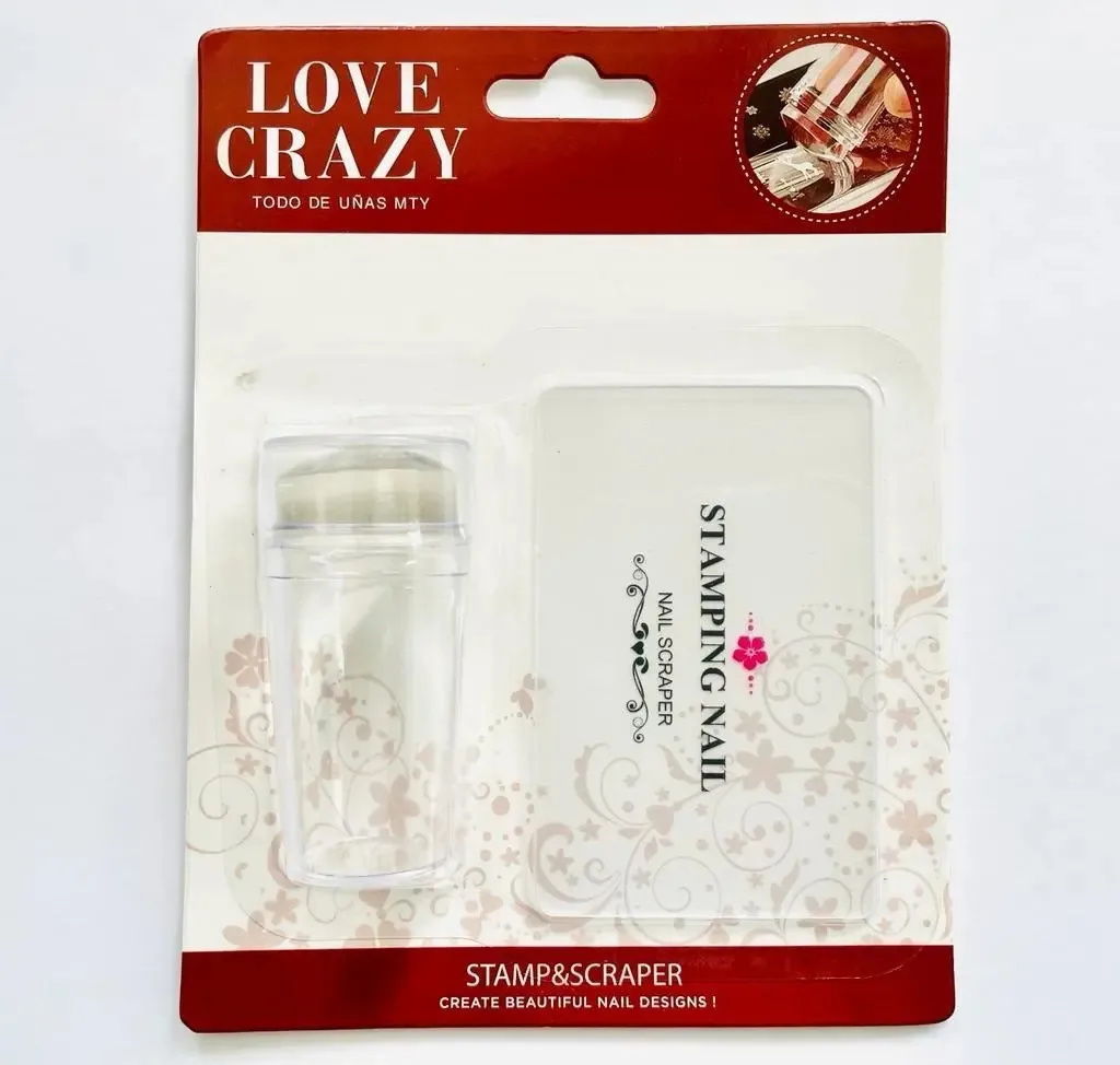 Selo de efeito de lupa para decoração de unhas