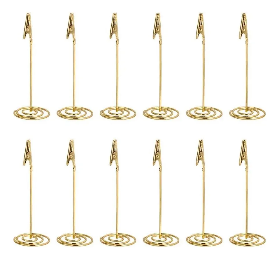 Artliving 12 unidades. Porta-cartões, porta-notas, dourado