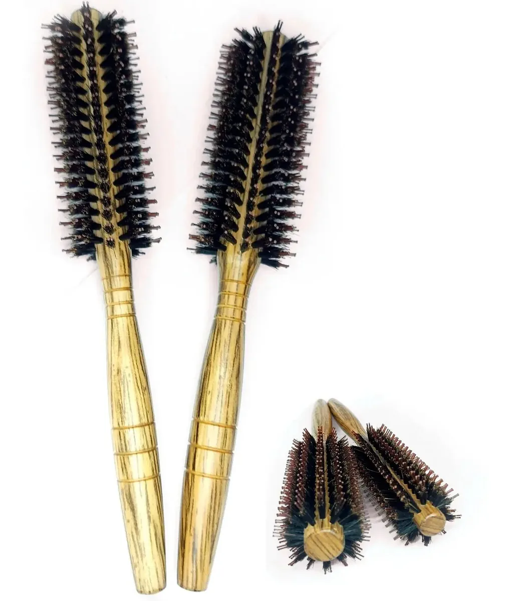 2 Escovas Profissionais Cabelo Cerdas Javali !!