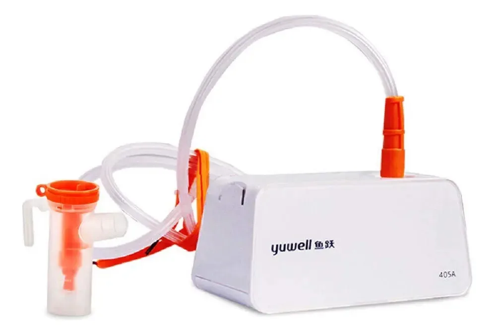Nebulizador de pistão Yuwell 405a branco