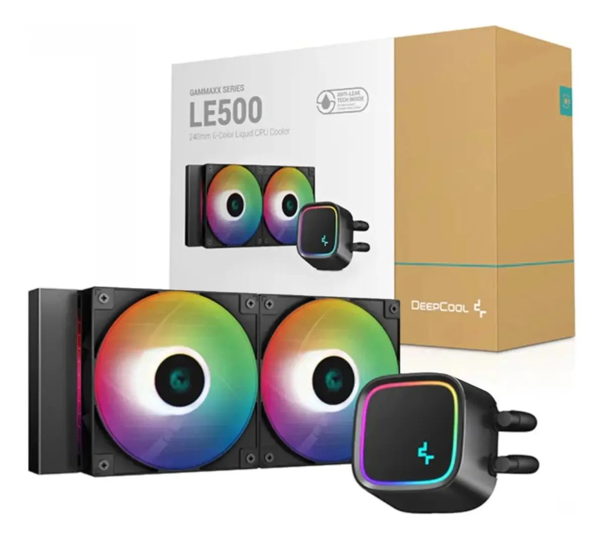 Cooler Deepcool Le500 Fúcsia 3 Pinos Com Pasta Térmica