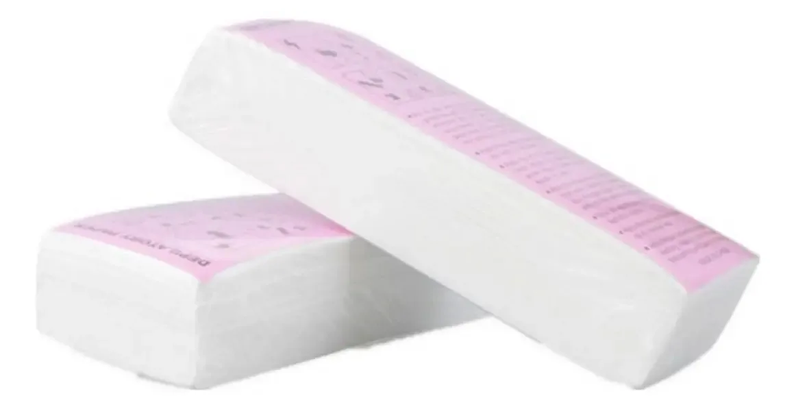 Conjunto de 100 Bandas para Depilação Epilação