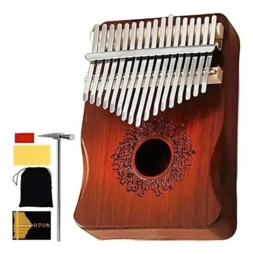 17 teclas: Kalimba, Pulgar, Piano, Africano, Color Cafe