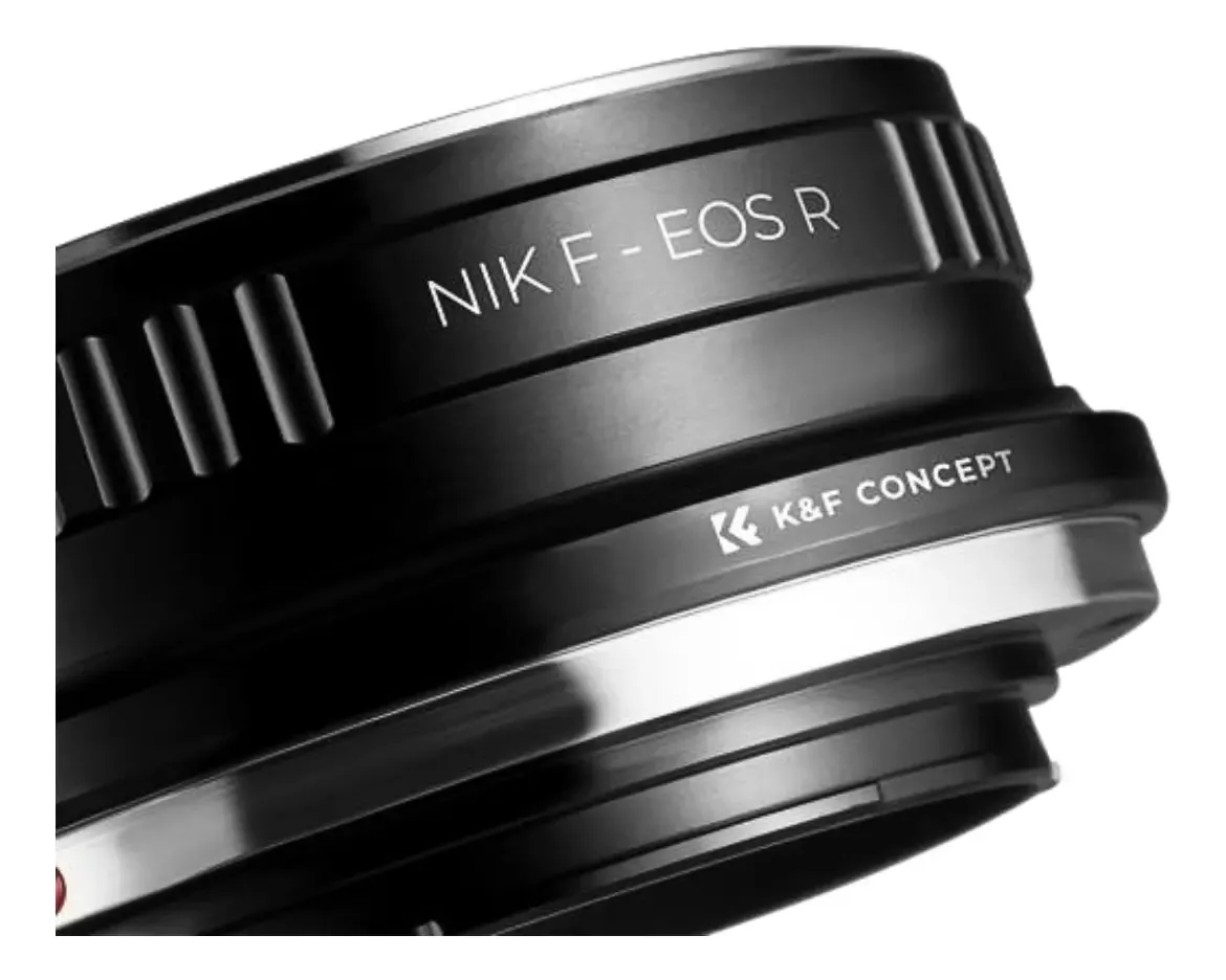 Anel adaptador de lente Nikon F para câmera Canon Eos R