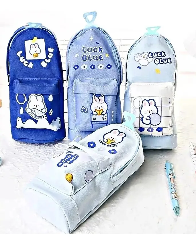 Estojo de tecido Sky Blue Rabbit para coelhos