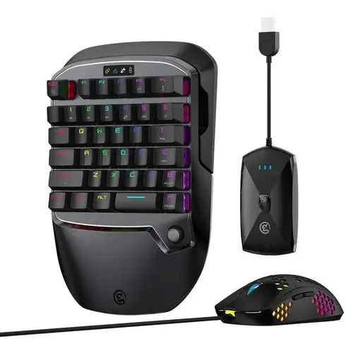 Kit Gamer Gamesir Vx2 Aimswitch - Mouse E Teclado Mecânico Mouse Preto Teclado Kits de teclado e mouse GameSir VX2