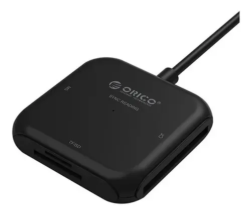 Leitor De Cartão Universal - Orico - Crs31 - Tf, Sd, Cf E Ms Cor Preto
