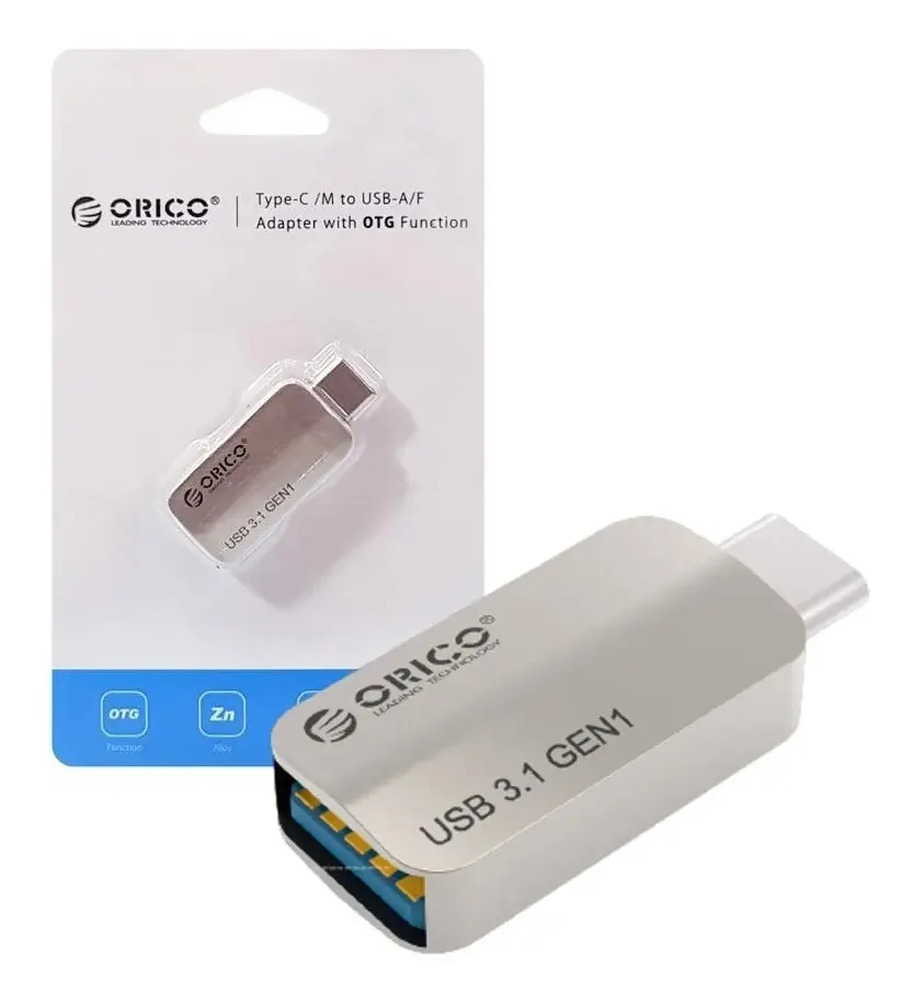 Adaptador Usb C Otg Teclado Hd Externo Pen Drive Impressora