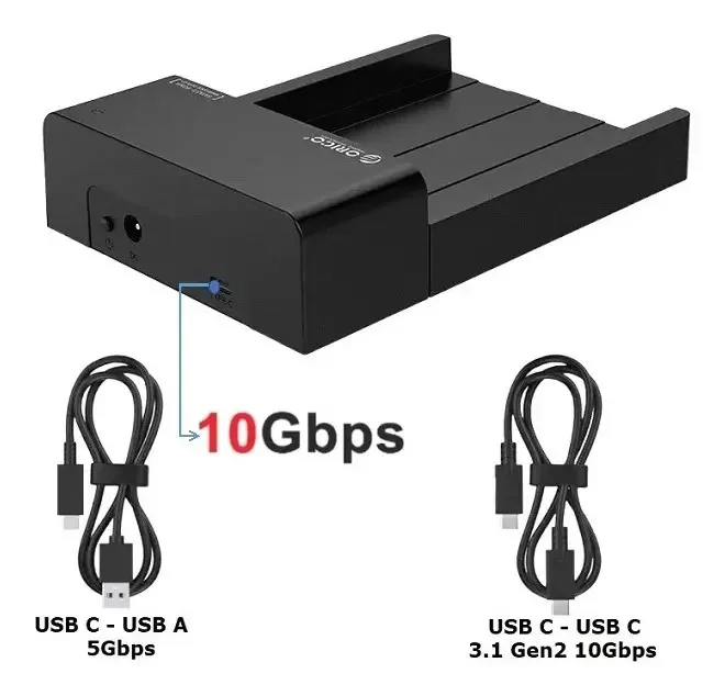 Case Hd Externo Usb C 3.1 Gen2 10gbps - 6518c3-g2 - Orico