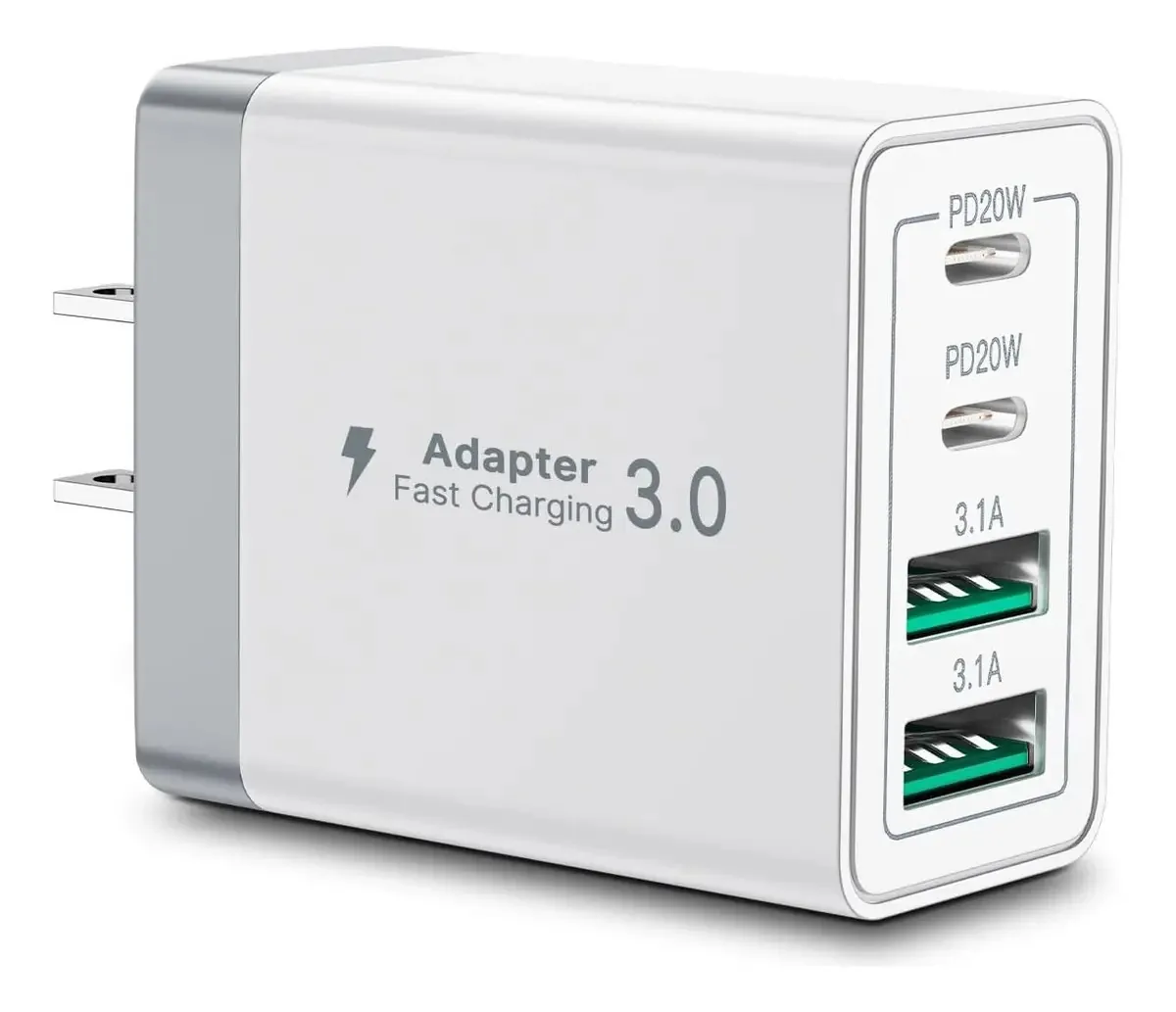 Carregador de parede USB C Aioneus, 40 W, bloco de carregamento rápido