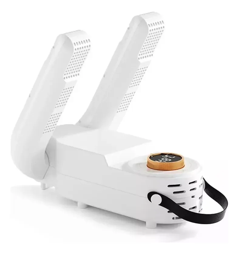 Secador de sapatos elétrico portátil antibacteriano branco