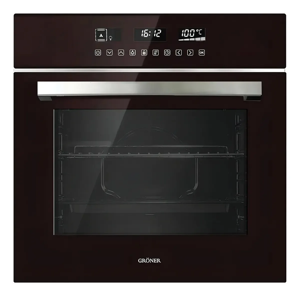Forno elétrico embutido Gröner QH59D 59L preto