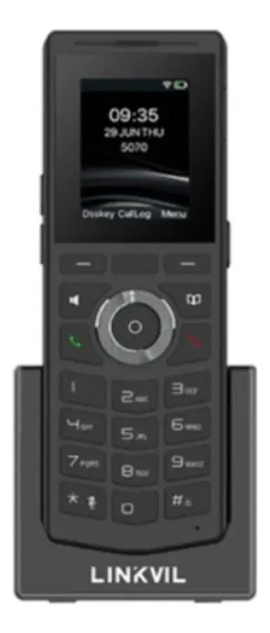 Telefone VoIP Sem Fio Fanvil W610W Bluetooth 5.0 Wi-Fi Banda Dupla
