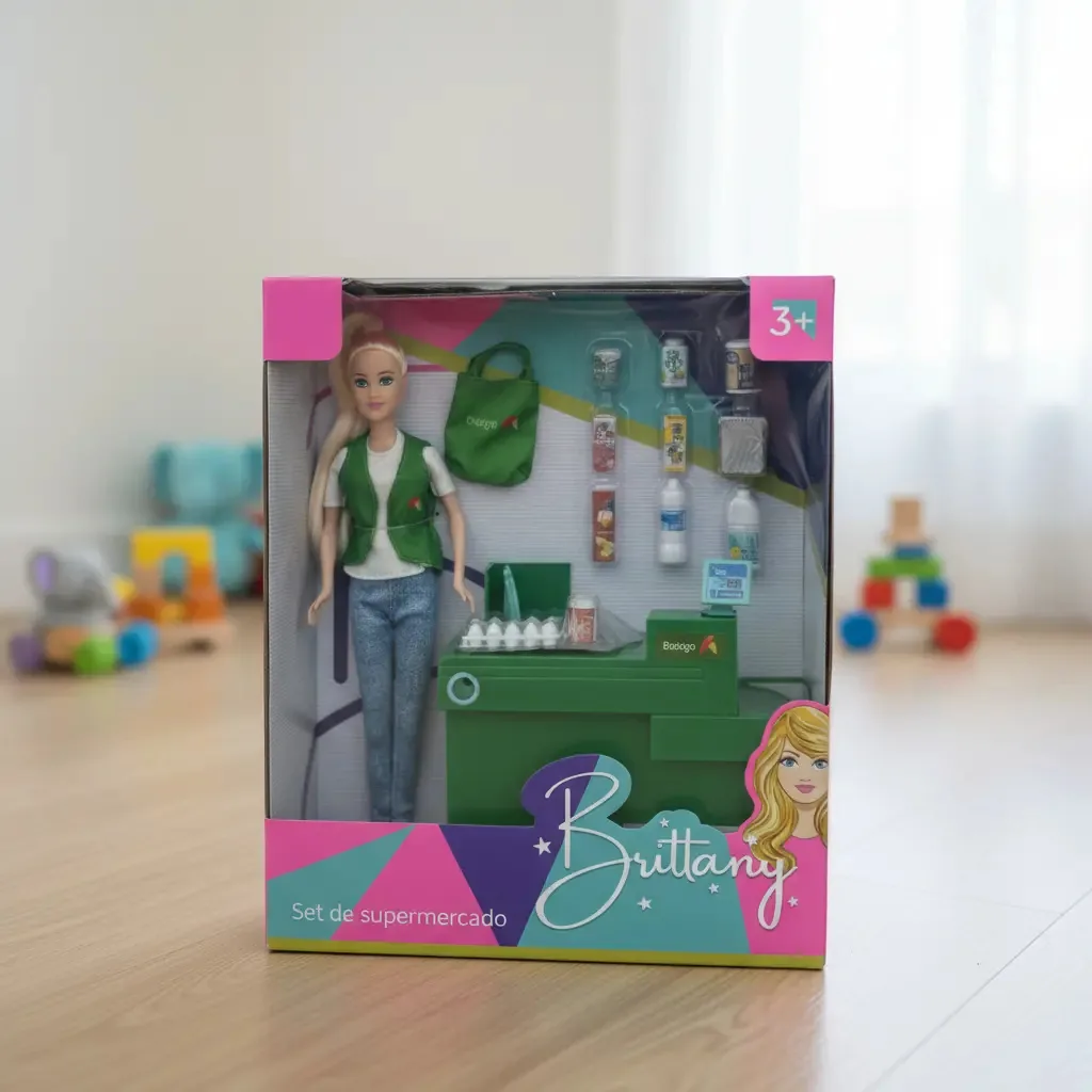 Supermercado viral Brittany Doll Cashier